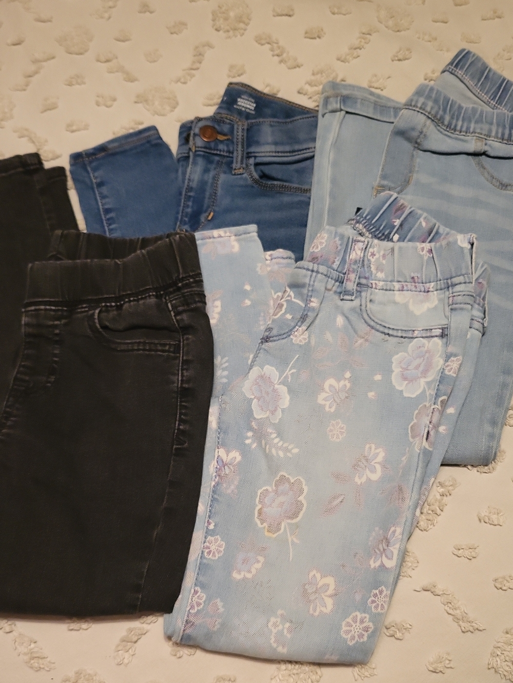 Lot Of 4 Girls Skinny Jeans Size 7